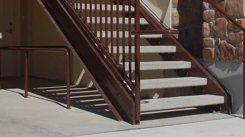 Hardy MFG Concrete Stair Treads in Utah and Colorado.